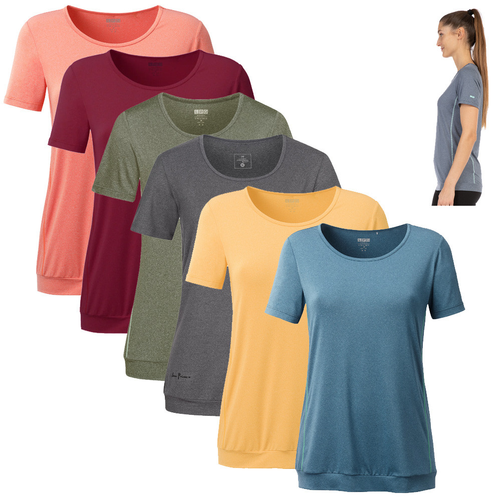 LPO - funktionelles Damen Sport T-Shirt HANNA Stretch Recyclingsfaser von Linea Primero