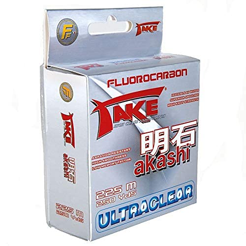 Lineaeffe Take Akashi Fluorocarbon 225m 0,12mm 2,55kg ultraclear von Lineaeffe