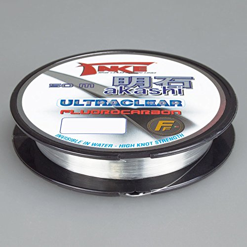 Lineaeffe Angelschunr Take Akashi Fluorocarbon Ultraclear 0.20 mm 50 m Fluorocarbon Meer Spinning Surfcasting Forelle Bolo See von Lineaeffe