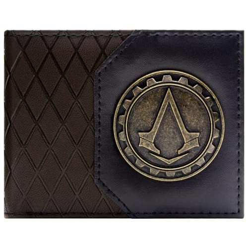 Lineage Assassin's Creed Syndicate Jacob Frye Revolution Outfit Geldbörse/Geldbeutel Bi-Fold ID & Kartenhalter, Braun von Lineage