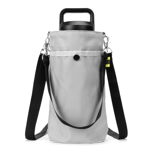 Linkidea Wasserflaschenhalter-Tasche, kompatibel mit Hydro Flask Wide Mouth 20oz/32oz/40oz, YETI Rambler Bottle 26oz, Contigo, Iron°Flask, Wasserflaschengurt-Tragetasche für Spaziergänge, Wandern von Linkidea