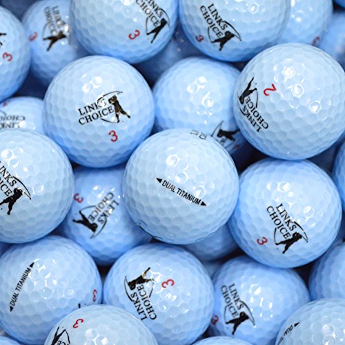 Links Choice Farbige Golfbälle, 12 Stück Blau blau von Links Choice