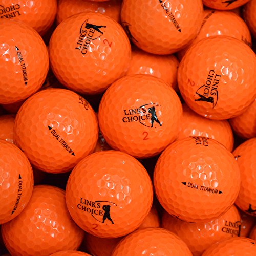 Links Choice Golfbälle, 100 Stück, Orange von Links Choice