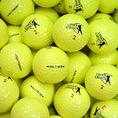 Links Choice Golfbälle, 48 Stück, Gelb von Links Choice