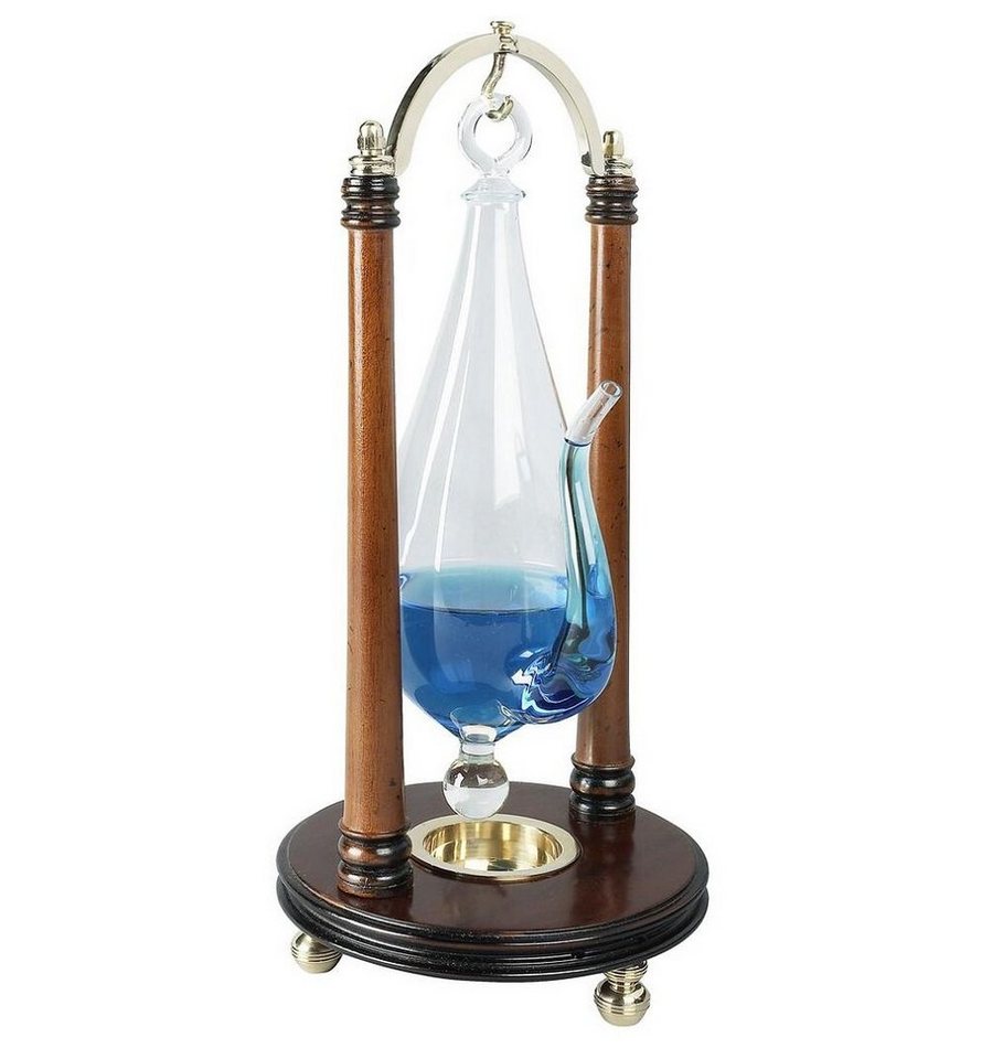 Linoows Dekoobjekt Barometer, Wetterglas, Goetheglas, Wetterstation, Gründerzeit Wetterstation Goethe Barometer Wetterglas von Linoows
