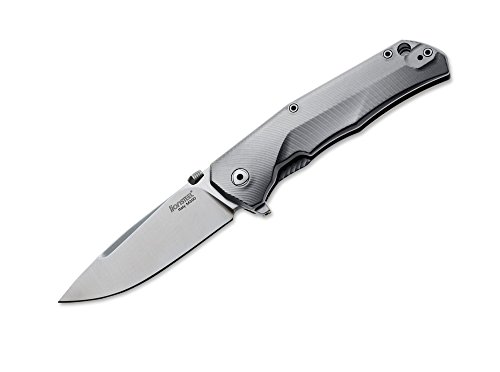 Lion Steel 01LS086 Unisex – Erwachsene Messer T.R.E. Titan Taschenmesser, grau, 17,5 cm von LionSteel