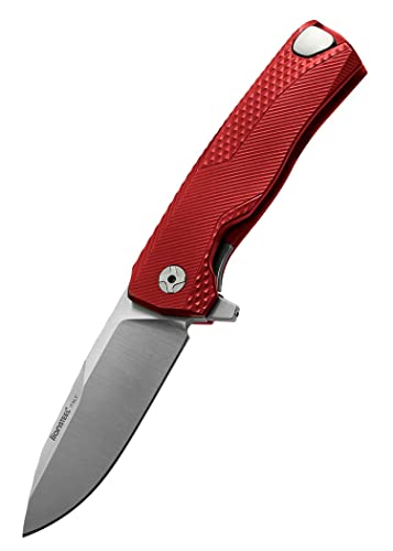 LionSteel 01LS141 Taschenmesser ROK Aluminium Rot Satin, Klingenlänge: 8,6 cm, mehrfarbig von LionSteel