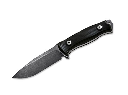 LionSteel Unisex – Erwachsene M5 DLC Black G10 Feststehendes Messer, schwarz, 11.5 von LionSteel