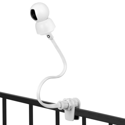 Lionelo FLEXIGRIP White Flexible Kamerahalterung für das Babyphone Ständer zur Kamerabefestigung, Zur Überwachung des Babys Bügel kompatibel mit Babyline Babyphone 3.2, View, 8.2, 8.3 von Lionelo