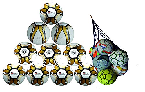 lisaro Top Fussball Gr. 5 Top-Training Fußball, 10 bälle+ Gratis Ballnetz von lisaro