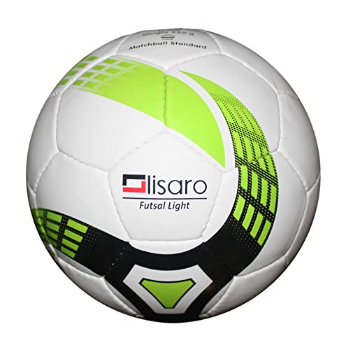 lisaro Futsal-Ball Gr. 4 / 350g Weiss-grün von lisaro