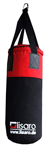Lisaro Jugend/Kinder Boxsack Ca. 9_kg Boxsack ca.60 X 25 cm, Farbe schwarz- rot von Lisaro