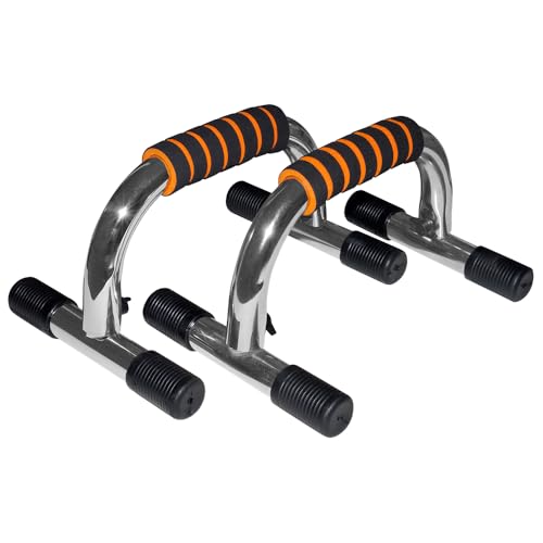 Lisaro Liegestütze,Liegestützgriffe,2er-Set, Liegestützgriffe I Push Up Stand Bar für Liegestütze mit gepolsterten Griffen I Parallettes für das Oberkörpertraining I für Männer und Frauen von Lisaro