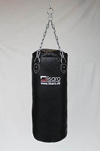 Lisaro Profi BOXSACK FÜR Aller Boxing Art, AUS Kunstleder(Vinyl) Studio QUALITÄT GR. 80X35CM CA.27-KG, Gefüllt. von Lisaro