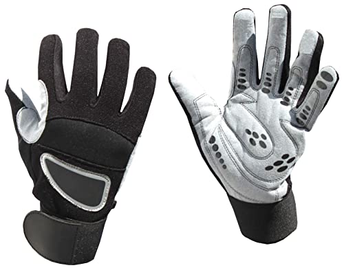 Lisaro Profi Vollfinger Sport Handschuhe/Trainingshandschuhe- Fitness Handschuhe Herren und Damen - einsetzbar als Sporthandschuhe, Gym Handschuhe, Gewichtheber Handschuhe, Fitness Handschuhe. (XXL) von Lisaro