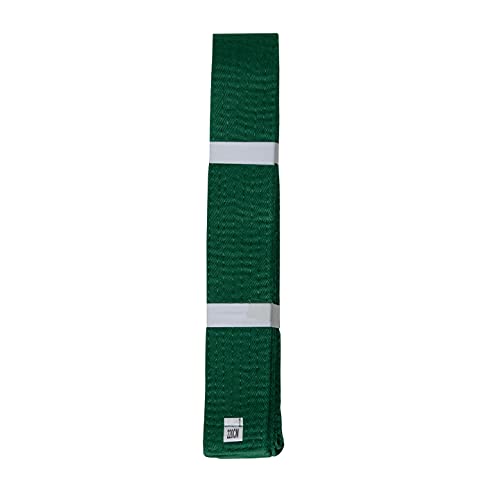 Lisaro kampfsportgürtel Karate Judo Taekwondo Ju Jutsu BJJ Gürtel Gr. 160-300 cm (grün, 180) von Lisaro