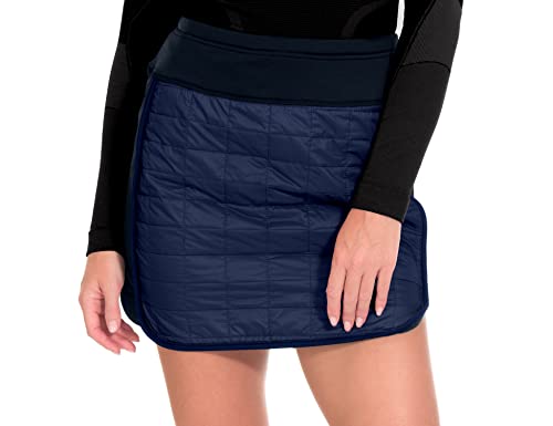 Little Donkey Andy Damen Leichte Winddichter Rock Warmer Stepprock Puffer Sportskorts zum Wandern Golf Marineblau L von Little Donkey Andy