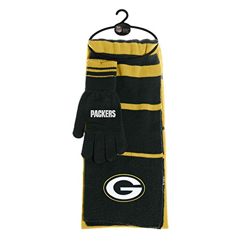 Little Earth NFL Green Bay Packers Scarf & Glove Gift Set von Little Earth