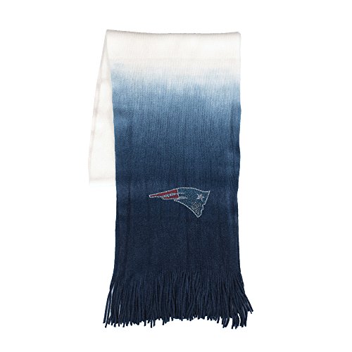 Littlearth Damen NFL New England Patriots Dip Dye-Schal, Marineblau, 193 x 27,9 cm von Littlearth