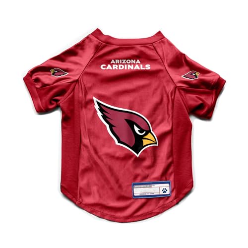 Littlearth NFL Arizona Cardinals Stretch Pet Jersey, Team-Farbe, Größe L von Littlearth