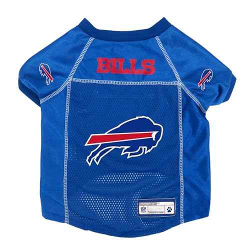 Littlearth Unisex-Erwachsene NFL Buffalo Bills Basic Pet Jersey, Teamfarbe, Größe S von Littlearth