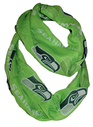 Littlearth NFL Infinity Schal, Damen, grün von Littlearth