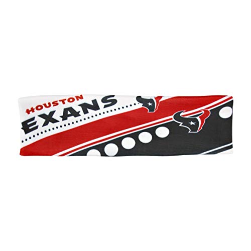 Littlearth Unisex-Erwachsene NFL Houston Texans Stretch-Stirnband, Teamfarbe, Einheitsgröße (300413-TXNS) von Littlearth