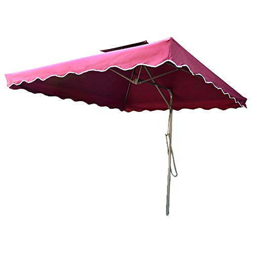 LiuGUyA 2.5 x 2.5m Square Cantilever Hanging Umbrella, Parasol Sun Protection for Outdoor/Gardens/Balcony/Patio Tent Parasol von LiuGUyA