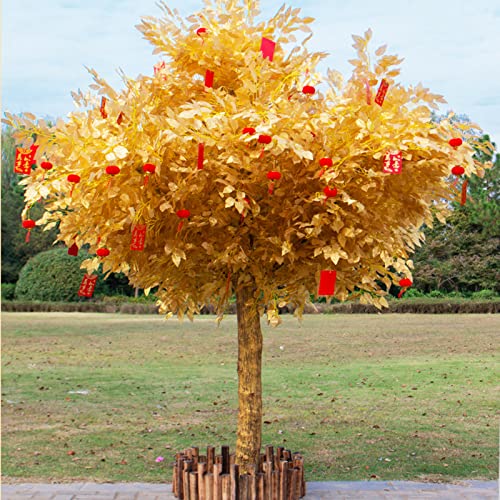 LiuGUyA Artificial Golden Banyan Trees, Ficus Tree Artificial, Faux Ficus Tree, Artificial Ficus Tree, Simulation Banyan Tree Ficus Tree, Wishing Tree, Artificial Tree for H 1.5 * 1.5m/4.9x4.9ft von LiuGUyA