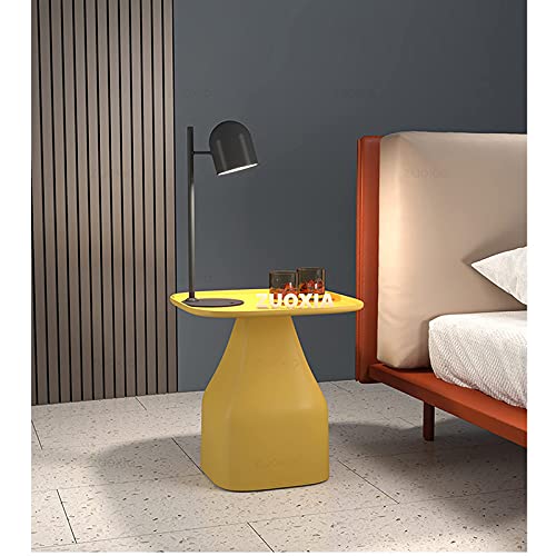 LiuGUyA Children's Bedside Table，Simple and Modern Bedside Cabinet，pp Plastic Storage Night Stand，Side Cabinet Bedroom Creative Cabinet 48x48x50cm(Color:Yellow) Needed von LiuGUyA