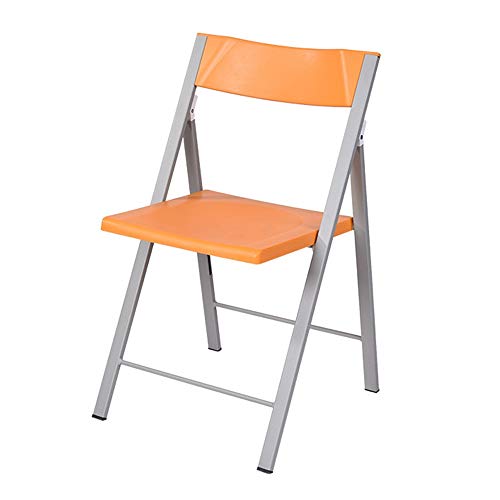 LiuGUyA Furniture Folding Chairs Moveable Stacking Chair Office Chair Staff Training Work Chair Plastic Chair Public (Color : Orange, Size : 46X45.5X76.5Cm)/Orange/46X45.5X76.5Cm von LiuGUyA