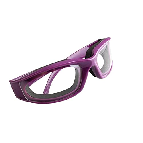 Liummrcy Zwiebelbrillen tränenlose Küchensicherheit Brille Leicht Schneide Augenschutz lila, Sicherheitsbrille von Liummrcy
