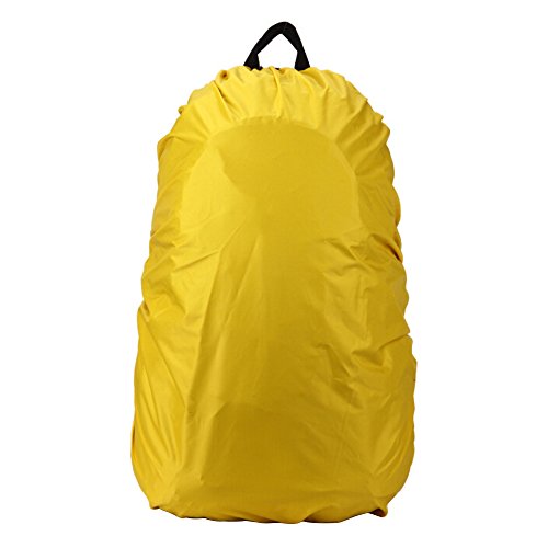 Livecity® trevel Camping Wandern Wasserdicht Regendicht Rucksack Regen Staub Abdeckung Beutel, gelb von Livecity
