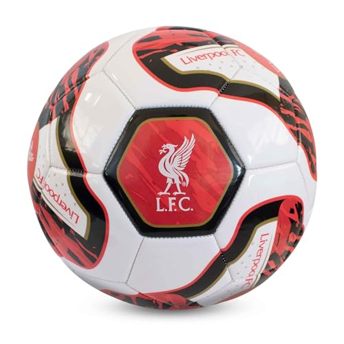 FC Liverpool Tracer Fußball Weiß – Größe 5 von Liverpool FC