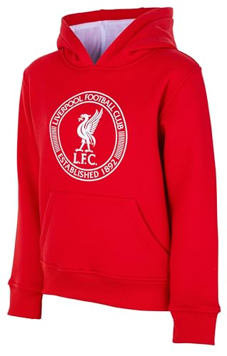 Liverpool F.C. Kapuzen-Sweatshirt LFC Offizielle Kollektion – Kindergröße Jungen 8 Jahre von Liverpool FC