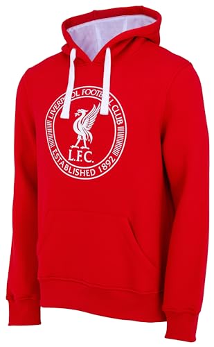 Liverpool F.C. LFC Kapuzen-Sweatshirt, offizielle Kollektion, Erwachsenengröße, Herren, M von Liverpool FC