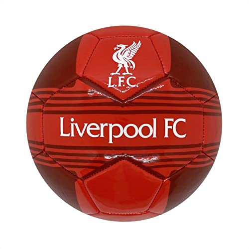 Liverpool FC - Fußball mit Vereinswappen - Offizielles Merchandise - Geschenk - Größe 4 - Rot/Weiß von Liverpool FC