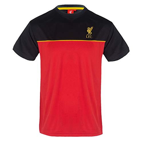 Liverpool FC - Herren Trainingstrikot aus Polyester - Offizielles Merchandise - Geschenk für Fußballfans - Schwarz - L von Liverpool FC