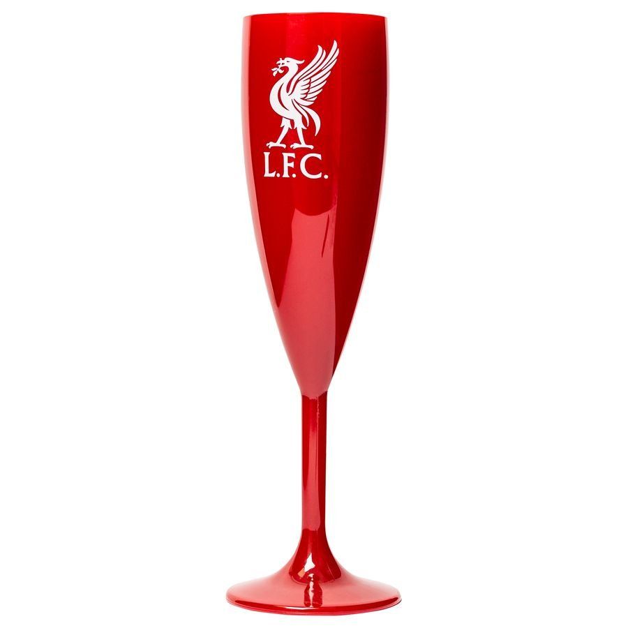 Liverpool Plastik Champagne Glas - Rot von Liverpool FC
