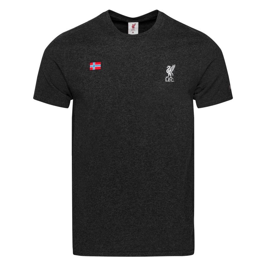 Liverpool T-Shirt Norwegen Flagge - Grau von Liverpool FC