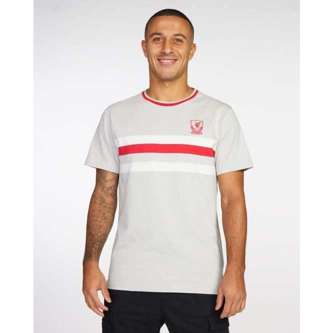 Liverpool T-Shirt Stripe 89 - Grau/Rot von Liverpool FC