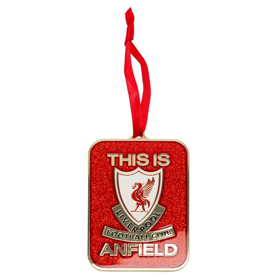 Liverpool This Is Anfield Glitter Christmas Decoration - Rot von Liverpool FC