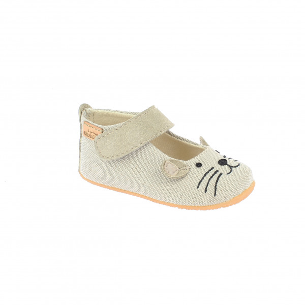 Living Kitzbühel - Baby's Ballerina Maus - Hüttenschuhe Gr 20 beige von Living Kitzbühel