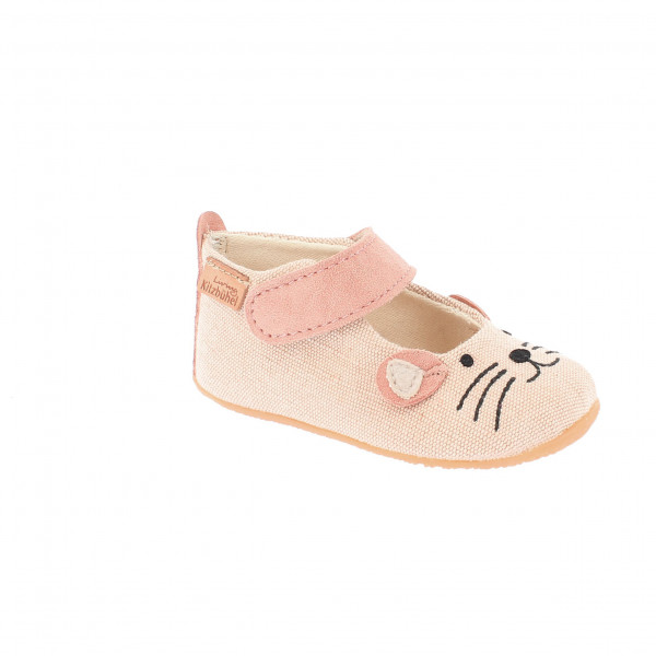 Living Kitzbühel - Baby's Ballerina Maus - Hüttenschuhe Gr 23 beige von Living Kitzbühel