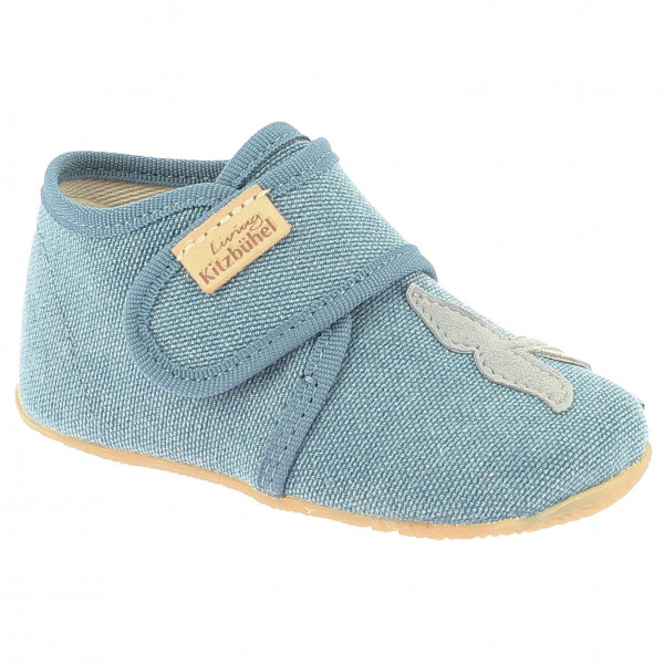 Living Kitzbühel - Baby's Klettschuh Wal - Hüttenschuhe Gr 20;21;22;23;24;25 blau von Living Kitzbühel