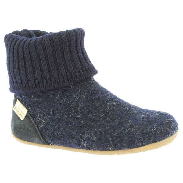 Living Kitzbühel - Kid's Hüttenschuh Uni No. 4230 - Hüttenschuhe Gr 29 blau von Living Kitzbühel