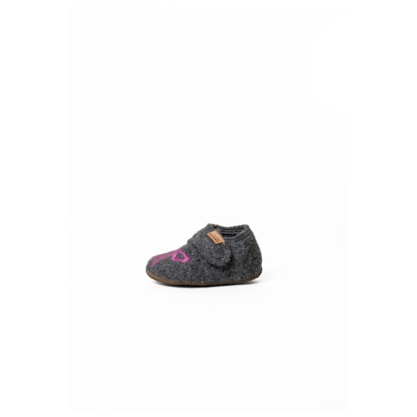 Living Kitzbühel - Kid's Mimi Masche Klettschuh - Hausschuhe Gr 28 weiß von Living Kitzbühel