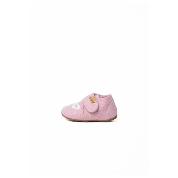 Living Kitzbühel - Kid's Mimi Masche Klettschuh - Hausschuhe Gr 29 rosa von Living Kitzbühel