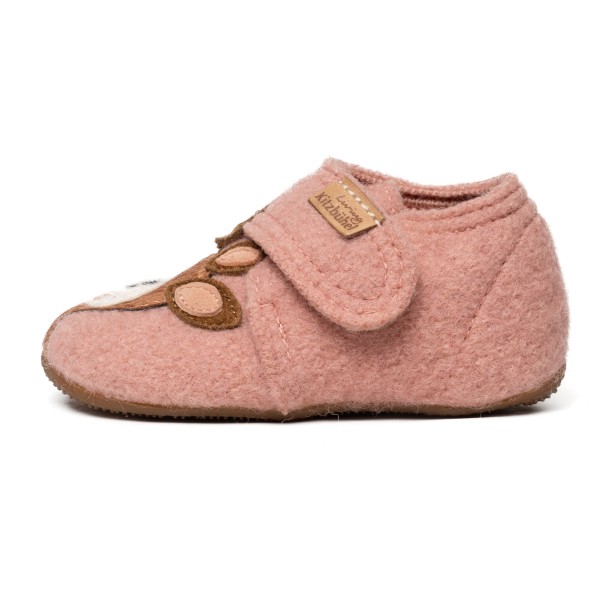 Living Kitzbühel - Kid's Rosi Rehkitz Klettschuh - Hausschuhe Gr 23 rosa von Living Kitzbühel