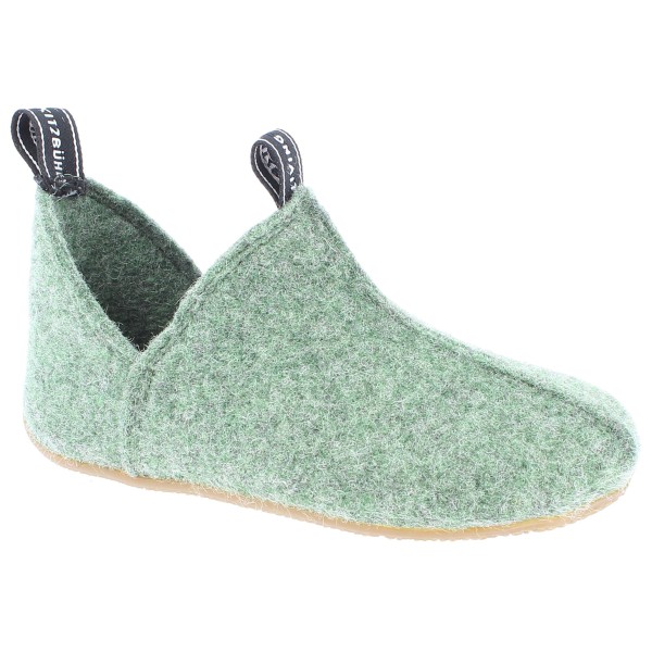 Living Kitzbühel - Kid's Slipper Filz mit Mittelnaht - Hüttenschuhe Gr 31 grün von Living Kitzbühel